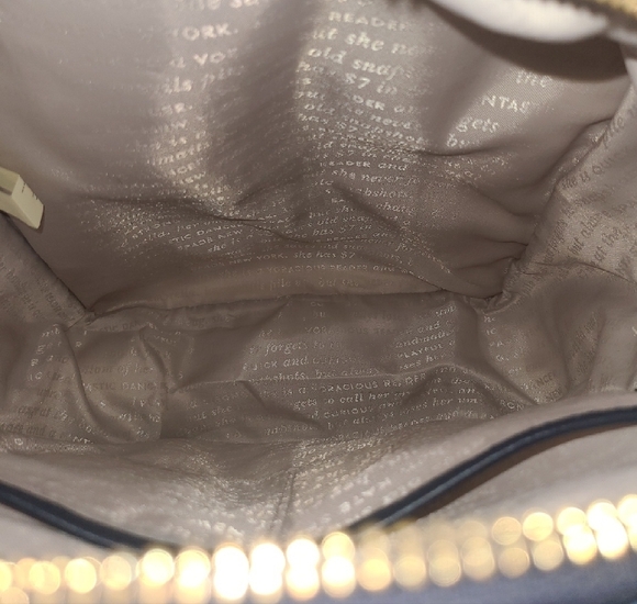 Kate Spade Navy and White Checkered Backpack main image 5